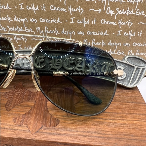 Chrome Hearts GRITT Sunglasses - Picture 5 of 9